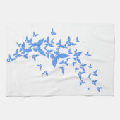 Blauwe boter theedoek (Horizontaal)