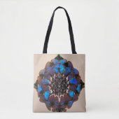Blauwe boter tote bag (Voorkant)