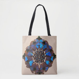 Blauwe boter tote bag