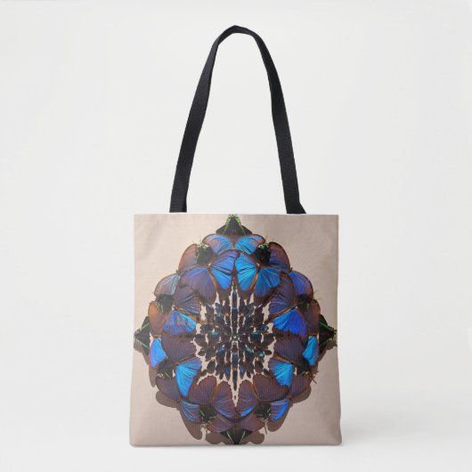 Blauwe boter tote bag (Voorkant)