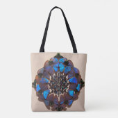 Blauwe boter tote bag (Achterkant)