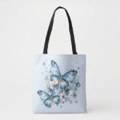 Blauwe boter tote bag (Voorkant)