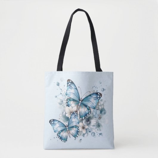 Blauwe boter tote bag (Voorkant)