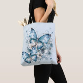 Blauwe boter tote bag (Dichtbij)