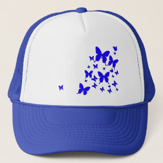 Blauwe boter trucker pet