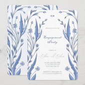 blauwe boterbloem kaart (Voorkant / Achterkant)