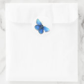 Blauwe boterfly eden waterverf stickers (Tas)