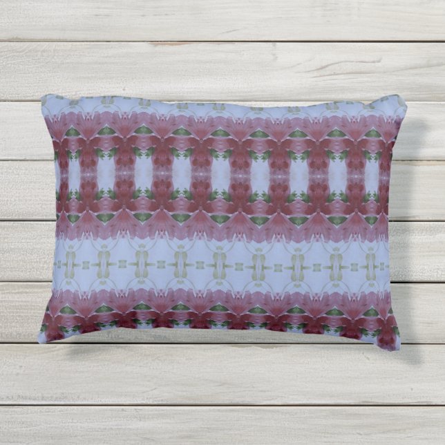 Blauwe Bourgogne en Groenen Buitenkussen (Achterkant)