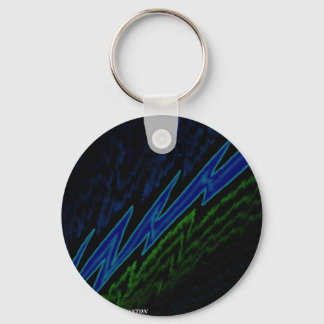 blauwe bout sleutelhanger