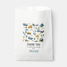 Blauwe Bouwvrachtwagens & Site Verjaardagsfeestje