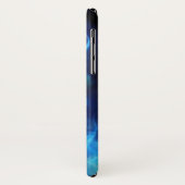 Blauwe boze schedel hoofd met ontsteking Case-Mate iPhone case (Achterkant/links)