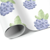 Blauwe bramen cadeaupapier (Rol Hoek)