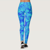 Blauwe brand leggings (Achterkant)