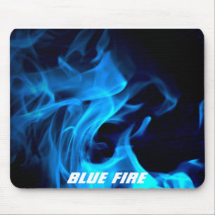 Blauwe brand muismat