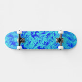 Blauwe brand persoonlijk skateboard (Horizontaal)