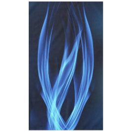 Blauwe brand tafelkleed