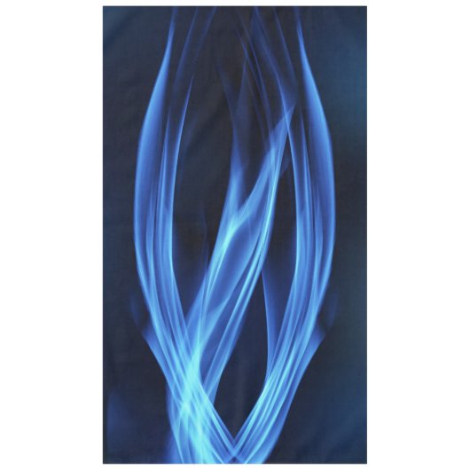 Blauwe brand tafelkleed (Voorkant)