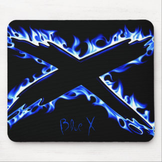 BLAUWE BRAND X, blauw X Muismat