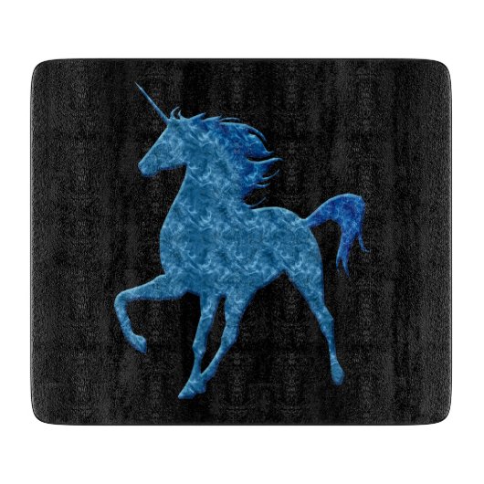 Blauwe brandblusinstallatie snijplank (Voorkant)