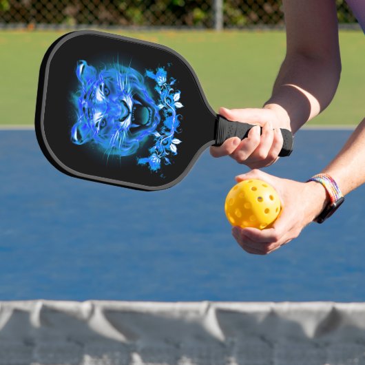 Blauwe brandblustijkat pickleball paddle (Insitu)