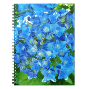 Blauwe brandkranen. Florale fotografie Notitieboek