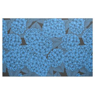 Blauwe brandkrans stof