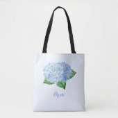 Blauwe brandkrans tote bag (Voorkant)