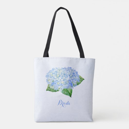 Blauwe brandkrans tote bag (Achterkant)