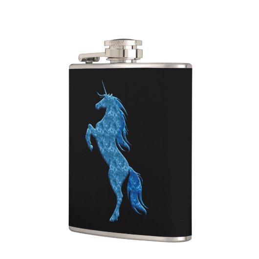 Blauwe brandweerkolf heupfles (Links)