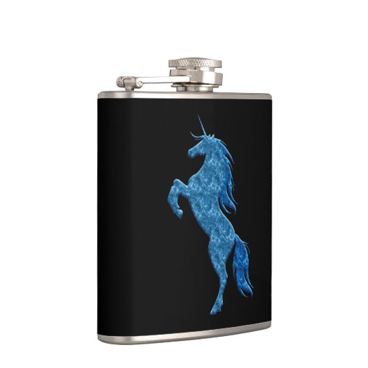 Blauwe brandweerkolf heupfles (Rechts)