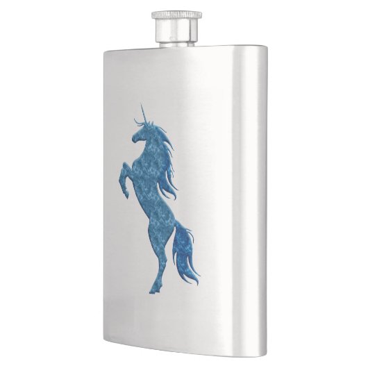 Blauwe brandweerkolf heupfles (Links)