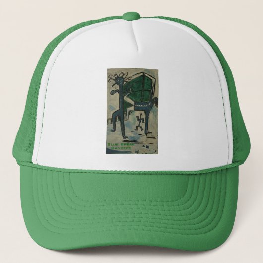 blauwe breakdansers trucker pet (Voorkant)