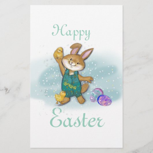  Blauwe Brief Van Paashaas (Achterkant)