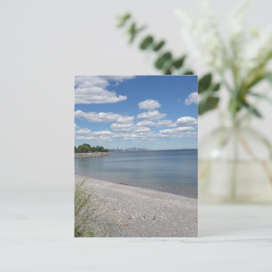 Blauwe Briefkaart (Staand voorkant)