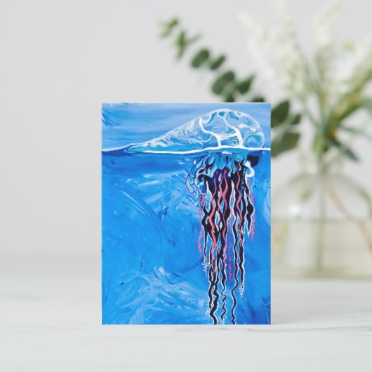 Blauwe Briefkaarten (Staand voorkant)