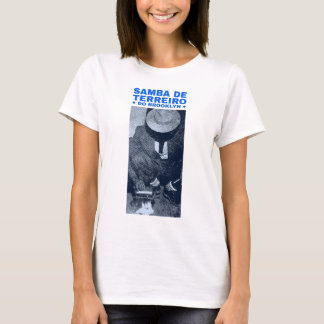 Blauwe brieven T-Shirt voor vrouwen