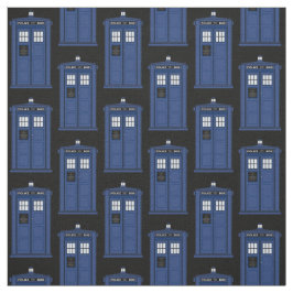 Blauwe Britse politiedoos voor Tijdreizen Stof