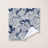 Blauwe broodvrucht ulu bad handdoek (Wasdoekje)