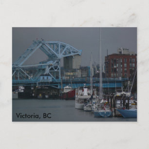 Blauwe brug Victoria, BC-Briefkaart Briefkaart