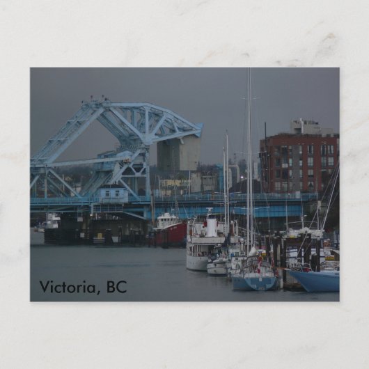 Blauwe brug Victoria, BC-Briefkaart Briefkaart (Voorkant)