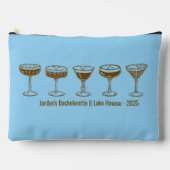 Blauwe Bruidsmeisje Espresso Martini Bachelorette Etui (Voorkant)