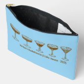 Blauwe Bruidsmeisje Espresso Martini Bachelorette Etui (Open)