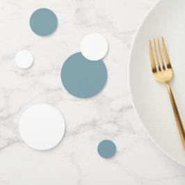 Blauwe bruiloft confetti