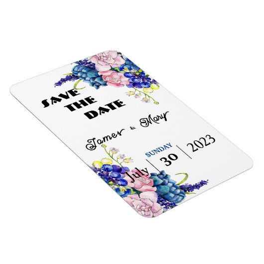 Blauwe bruiloft magneet (Rechterzijde)