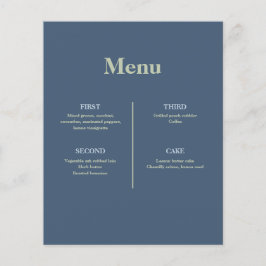 Blauwe bruiloft met Latticework Patroon