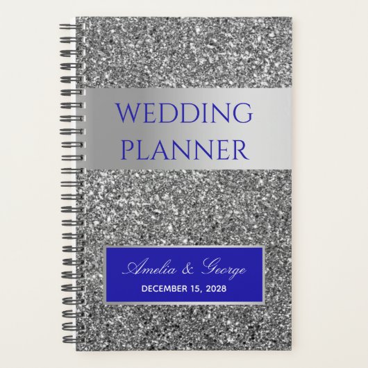 Blauwe bruiloft planner (Voorkant)