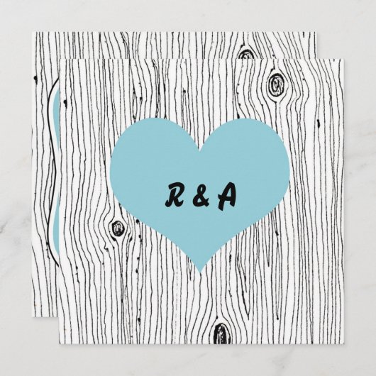 Blauwe bruinbruinbruinvissen kaart (Voorkant / Achterkant)