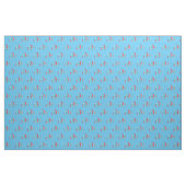 Blauwe bruinktesurfverbinding stof (Yard (91,4 cm))