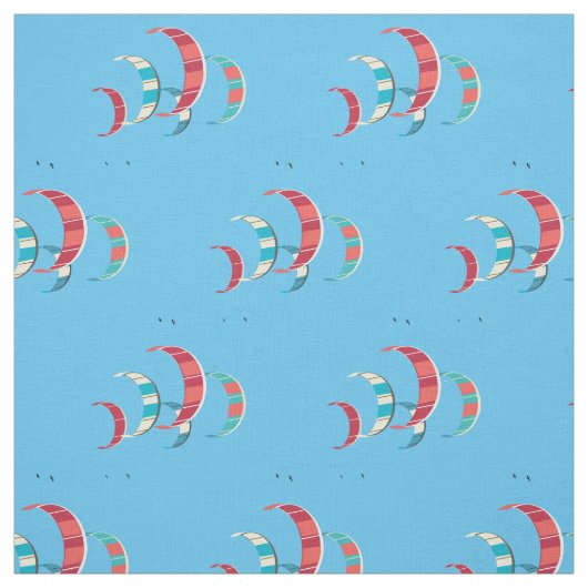 Blauwe bruinktesurfverbinding stof (Swatch)