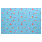Blauwe bruinktesurfverbinding stof (Fat Quarter)